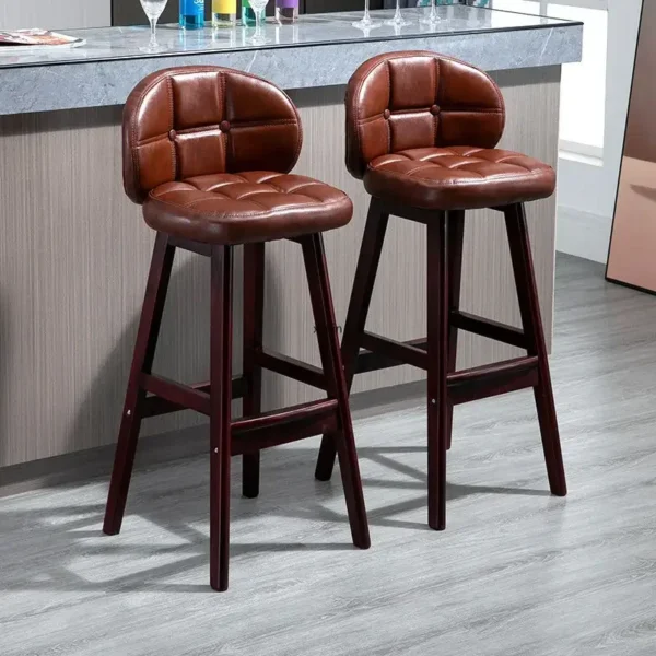 Solid Wood Bar Chair, High Stools