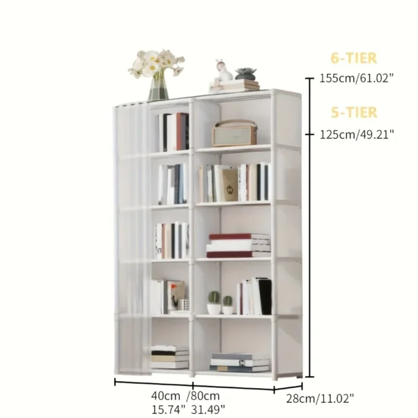 A Versatile 6-Tier Storage Shelf