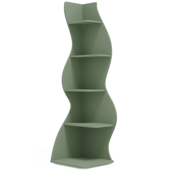 Modern 5-Tier Wall Corner Shelf