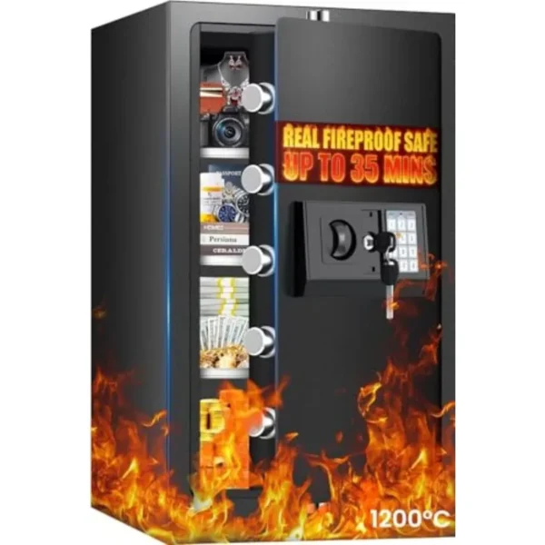 Fireproof safe,7.5 Cu Ft extra large digital keypad safe,