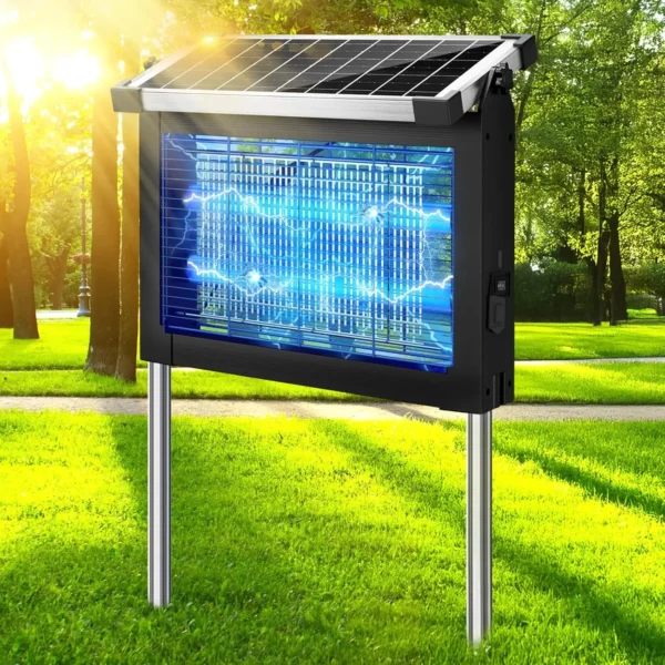 Solar Bug/Mosquito Zapper with Panel Sensor