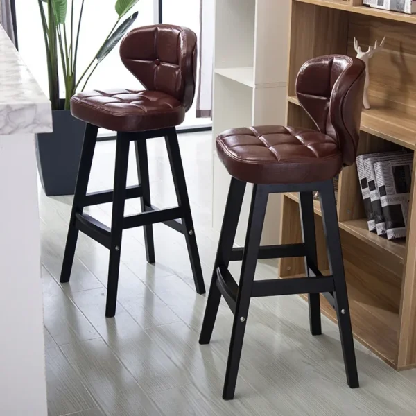 High stools, home backrests, bar stool