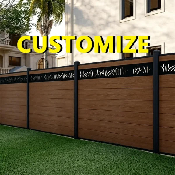 Custom WPC Decorative Privacy Fence