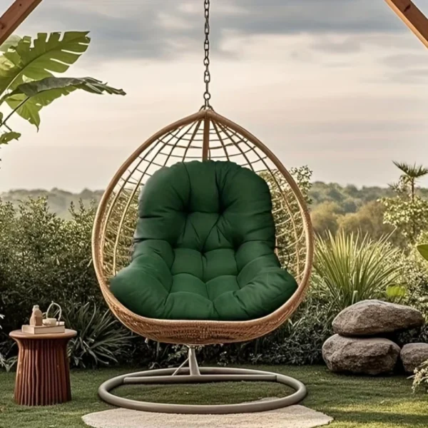 Outdoor Sitting Cushion Hanging Basket Chair